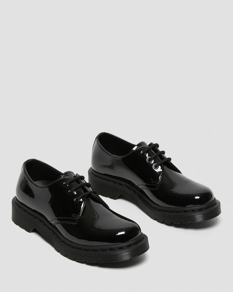 Dr Martens 1461 Mono Lak Leren Oxford Schoenen Dames Zwart | NL 435ZUT